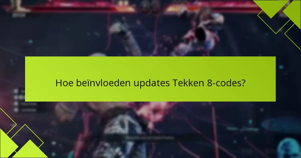 Hoe de gebruik van Tekken 8-codes volgen?